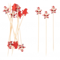 Пики Топперы, Дед Мороз, Красный