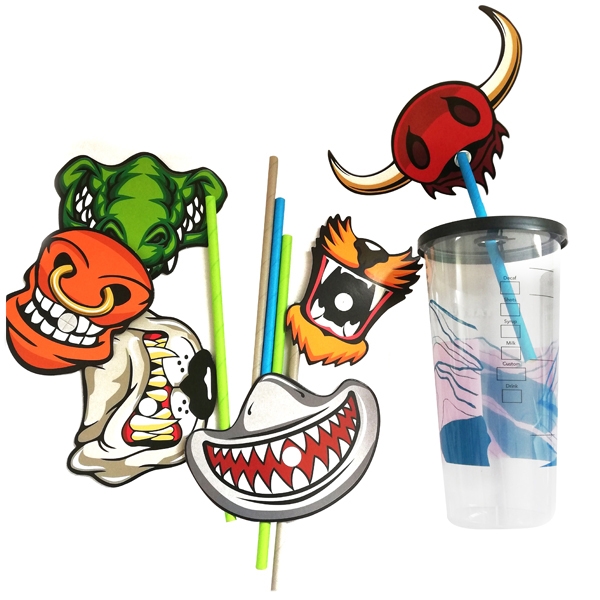 Трубочки для коктейля "Animal Smile"